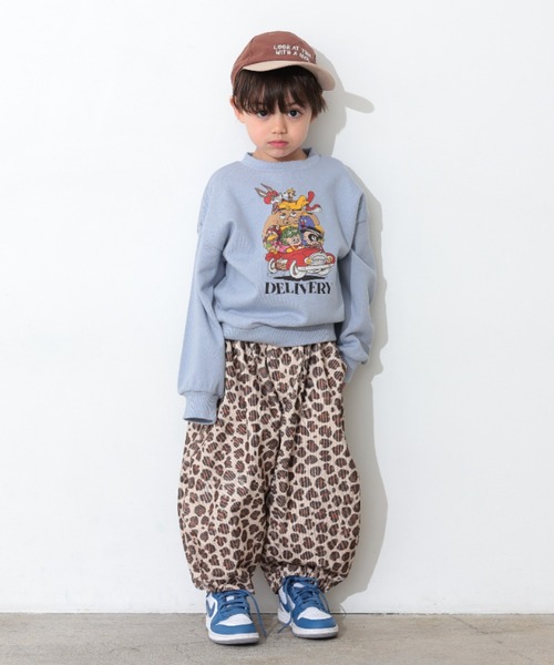 Ocean&Ground（オーシャン&グラウンド）の「Jr.STARS DELIVERYﾌﾟﾘﾝﾄｽｳｪｯﾄ（スウェット・キッズ・イエロー/キナリ/ライトグレー・160/150）」の5枚目の写真