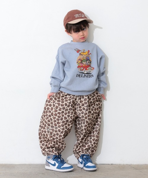 Ocean&Ground（オーシャン&グラウンド）の「Jr.STARS DELIVERYﾌﾟﾘﾝﾄｽｳｪｯﾄ（スウェット・キッズ・イエロー/キナリ/ライトグレー・160/150）」の6枚目の写真