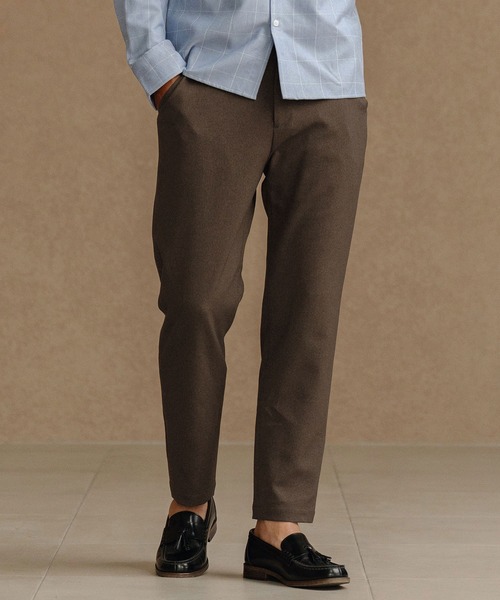 CALL&RESPONSE（コールアンドレスポンス）の「mp13888-テーパードパンツ-メランジツイル（その他パンツ・メンズ・チャコール/ブラウン・1/2/4/5）」の3枚目の写真