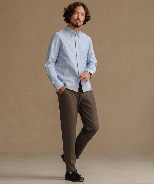 CALL&RESPONSE（コールアンドレスポンス）の「mp13888-テーパードパンツ-メランジツイル（その他パンツ・メンズ・チャコール/ブラウン・1/2/4/5）」の6枚目の写真