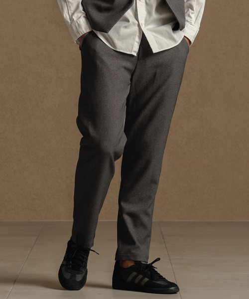 CALL&RESPONSE（コールアンドレスポンス）の「mp13888-テーパードパンツ-メランジツイル（その他パンツ・メンズ・チャコール/ブラウン・1/2/4/5）」の9枚目の写真
