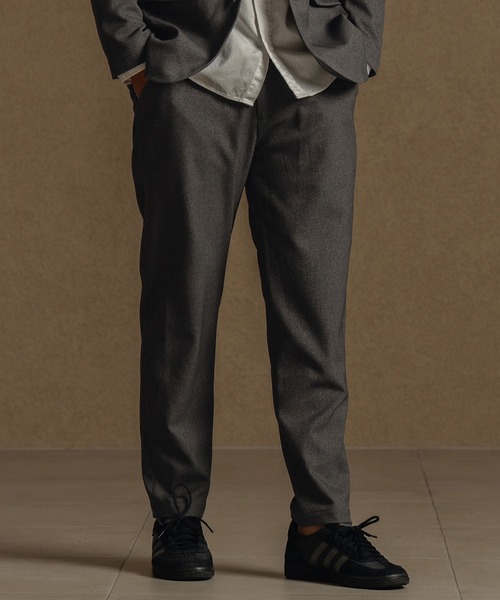 CALL&RESPONSE（コールアンドレスポンス）の「mp13888-テーパードパンツ-メランジツイル（その他パンツ・メンズ・チャコール/ブラウン・1/2/4/5）」の11枚目の写真