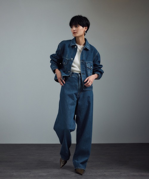 KURO（クロ）の「【KURO for SALON（クロ）】別注カルラデニムジャケット / カーラ（デニムジャケット・レディース・ブルー系その他4・FREE）」の16枚目の写真