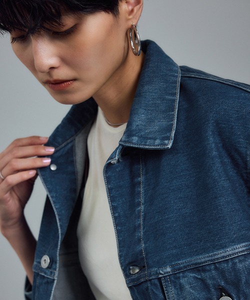KURO クロ KARLA DENIM JACKET 刺繍ロゴ