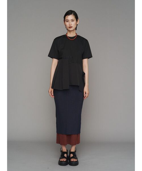 ASYMME HEM T-SH / アシメヘムTシャツ（Tシャツ/カットソー