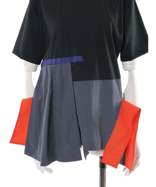 un3d. 新品　ASYMME HEM T-SH / アシメヘムTシャツ ASYMME HEM T-SH / アシメヘムTシャツ（Tシャツ/カットソー）｜UN3D