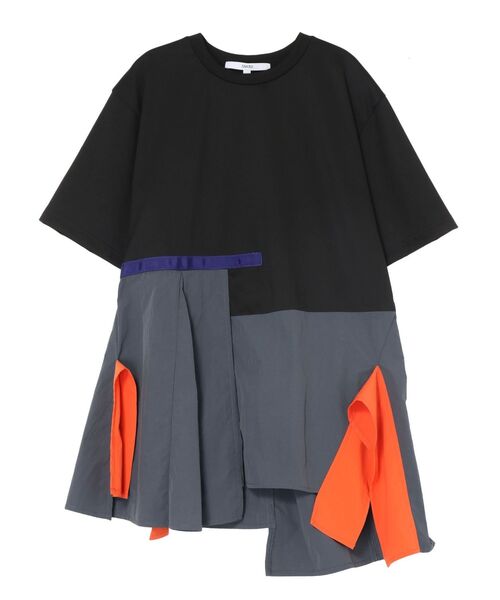 ASYMME HEM T-SH / アシメヘムTシャツ（Tシャツ/カットソー）｜UN3D