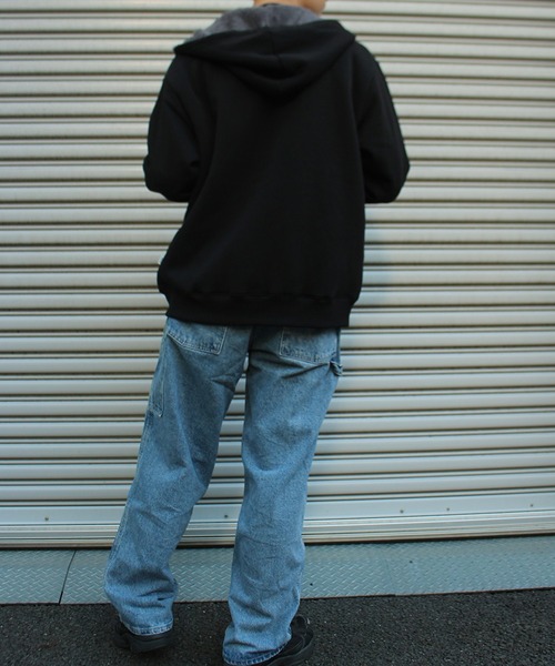 DISCUS ATHLETIC（ディスカス　アスレチック）の「【DISCUS ATHLETIC/ディスカス アスレチック】裏ボアフルＺＩＰパーカー（パーカー・メンズ・ネイビー/オートミール/杢グレー/ブラック・M/L/XL）」の13枚目の写真