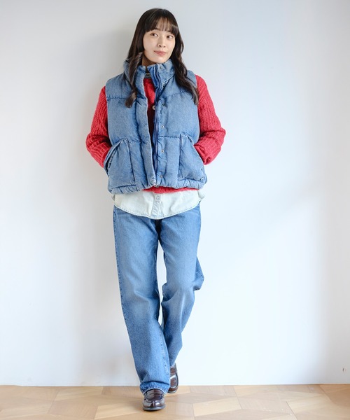 セール】Levi's/リーバイス ウエスタンバブルベスト（ダウンベスト