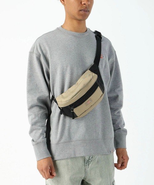 Dickies（ディッキーズ）の「コーデュラ アッシュビル ポーチ ウエストバッグ（ボディバッグ/ウエストポーチ・メンズ・カーキ/ブラウン・FREE）」の2枚目の写真