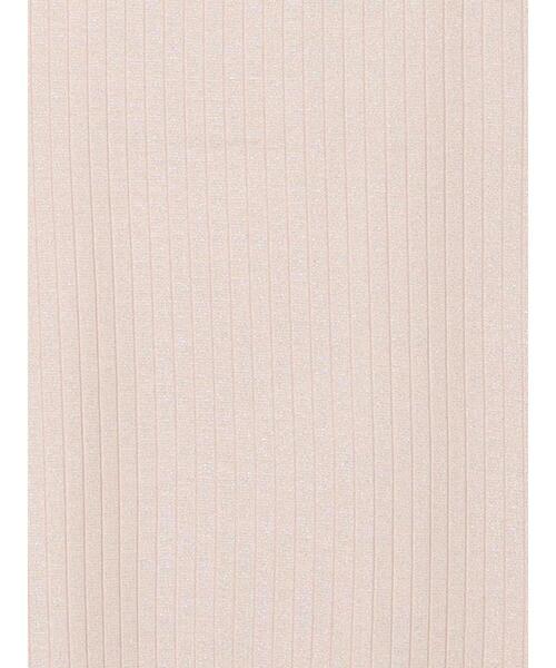 Te chichi TERRASSE（テチチテラス）の「ラメ混ワイドリブキャミソール（キャミソール・レディース・オフホワイト/グレー/ピンク/パープル・F）」の20枚目の写真