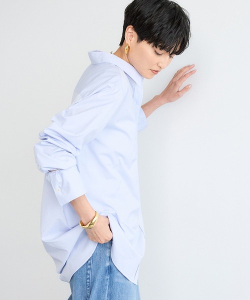 BARNYARDSTORM（バンヤードストーム）の「BARNYARDSTORM / スタンダードシャツ / マシンウォッシャブル（シャツ/ブラウス・レディース・ブルー/ホワイト・M/S）」の21枚目の写真