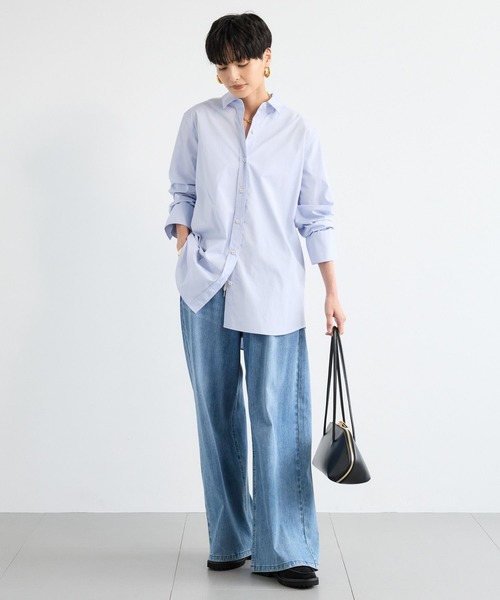 BARNYARDSTORM（バンヤードストーム）の「BARNYARDSTORM / スタンダードシャツ / マシンウォッシャブル（シャツ/ブラウス・レディース・ブルー/ホワイト・M/S）」の22枚目の写真