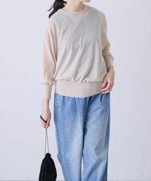 かぐれ　グレー　プルオーバーニット かぐれ｜リネンプルオーバーニット | Rakuten Fashion(楽天
