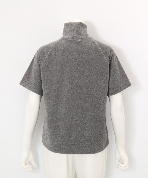 Picone CLUB(ピッコーネクラブ)の「パイル地半袖プルオーバー(Tシャツ/カットソー・レディース・ブラック/グレー/グリーン・L/M/S)」の9枚目の写真
