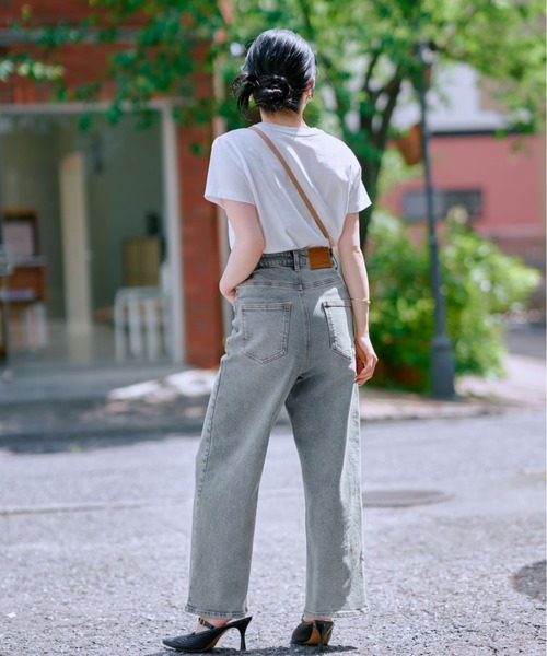 COHINA(コヒナ)の「COHINA DENIM セミワイドストレート 【低身長・小柄女性】(デニムパンツ・レディース・ネイビー/ブルー・XXXS/XS-Short/S-Short/XXS/XS-Regular/S-Regular/M-Short/M-Regular)」の9枚目の写真