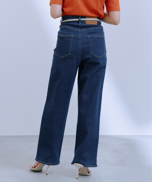 COHINA DENIM セミワイドストレート 【低身長・小柄女性】（デニム