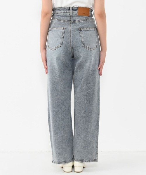 COHINA(コヒナ)の「COHINA DENIM セミワイドストレート 【低身長・小柄女性】(デニムパンツ・レディース・ネイビー/ブルー・XXXS/XS-Short/S-Short/XXS/XS-Regular/S-Regular/M-Short/M-Regular)」の17枚目の写真