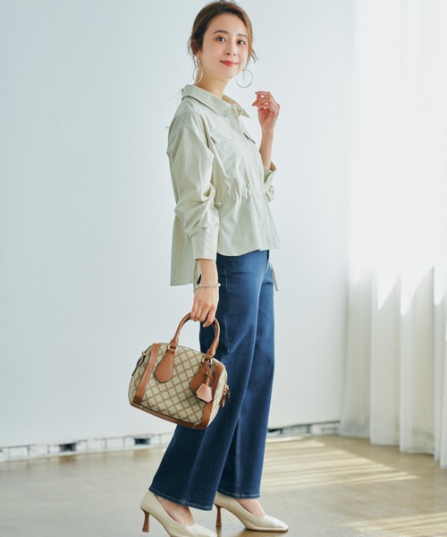 COHINA(コヒナ)の「COHINA DENIM セミワイドストレート 【低身長・小柄女性】(デニムパンツ・レディース・ネイビー/ブルー・XXXS/XS-Short/S-Short/XXS/XS-Regular/S-Regular/M-Short/M-Regular)」の20枚目の写真