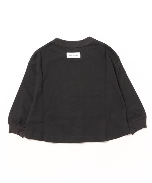 FOV（フォブ）の「フォブ UNITED L/S Tシャツ（Tシャツ/カットソー・キッズ・アイボリー/グレイッシュベージュ/ブラック・L/XL/M/S）」の4枚目の写真