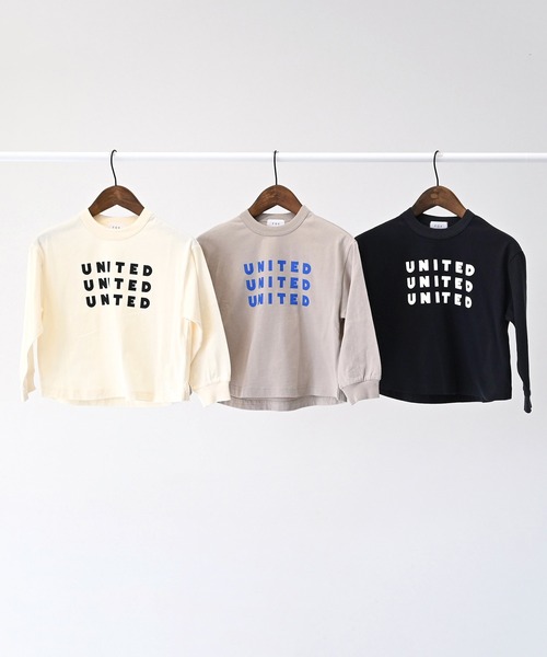 FOV（フォブ）の「フォブ UNITED L/S Tシャツ（Tシャツ/カットソー・キッズ・アイボリー/グレイッシュベージュ/ブラック・L/XL/M/S）」の11枚目の写真