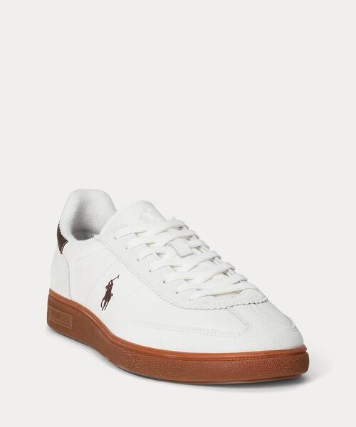 Ralph Lauren 人気 スエード＆レザー Dani スニーカー LAUREN RALPH LAUREN DANI レザースニーカー（R90G_S） | 靴の
