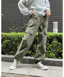 【&soiree】ナイロンカーゴパンツ