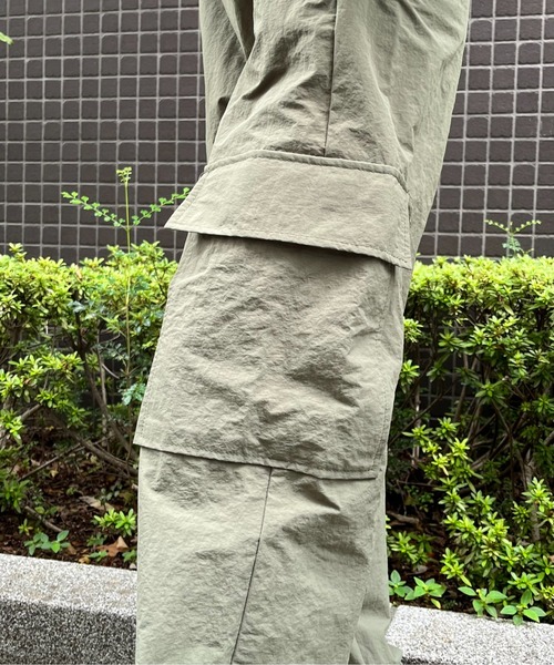 &soiree(アンドソワレ)の「【&soiree】ナイロンカーゴパンツ(カーゴパンツ・レディース・ピンク/カーキ/ブラック・FREE)」の7枚目の写真