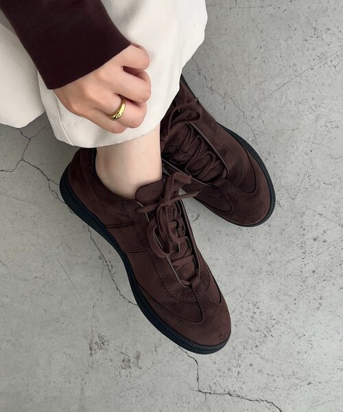 GERMAN TRAINER(ジャーマントレーナー)の「German Trainer(スニーカー・レディース・ブラウン/ブラック・37/38)」の2枚目の写真