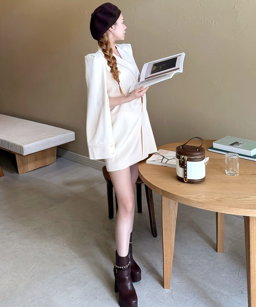 【今週末限定セール】ロイヤルパーティ ケープミニワンピース Party ROYAL PARTY｜ケープミニワンピース | Rakuten Fashion(楽天