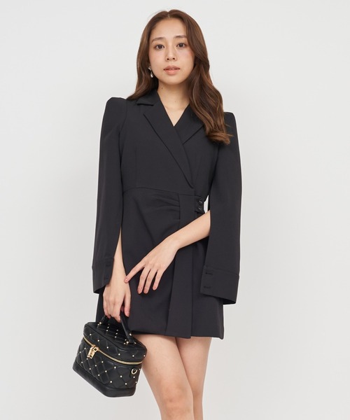 セール】ウエストタックケープミニワンピース（ワンピース