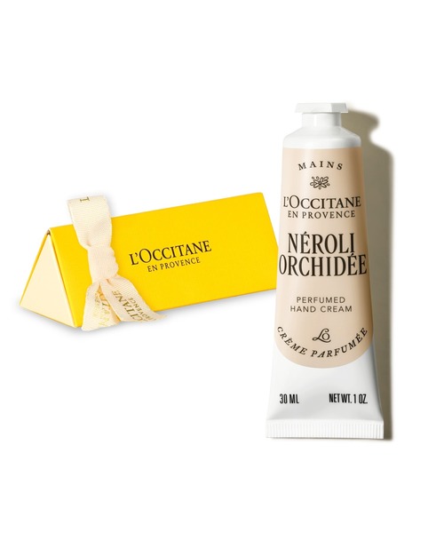 L'OCCITANE(ロクシタン)の「ネロリオーキデ パフュームド ハンドクリーム BOX入り(ボディケアキット/ギフトセット・レディース・その他・FREE)」の2枚目の写真