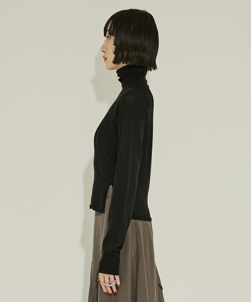 JOHN LAWRENCE SULLIVAN タートルネック　切り替えトップス JOHN LAWRENCE SULLIVAN タートルネック 切り替えトップス
