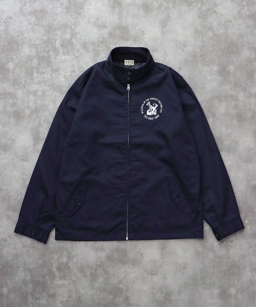 The Endless Summer(エンドレスサマー)の「TES GOLFING CLUB JACKET / スポーツジャケット(その他アウター・メンズ・ネイビー/ベージュ/ブラック・X-LARGE/LARGE/MEDIUM/SMALL)」の1枚目の写真