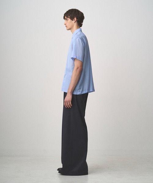 Juha(ユハ)の「SHEER LIGHT S/S SHIRT(シャツ/ブラウス・メンズ・ブラック/サックスブルー/ホワイト・3/4)」の9枚目の写真