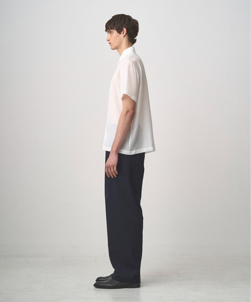 Juha(ユハ)の「SHEER LIGHT S/S SHIRT(シャツ/ブラウス・メンズ・ブラック/サックスブルー/ホワイト・3/4)」の12枚目の写真