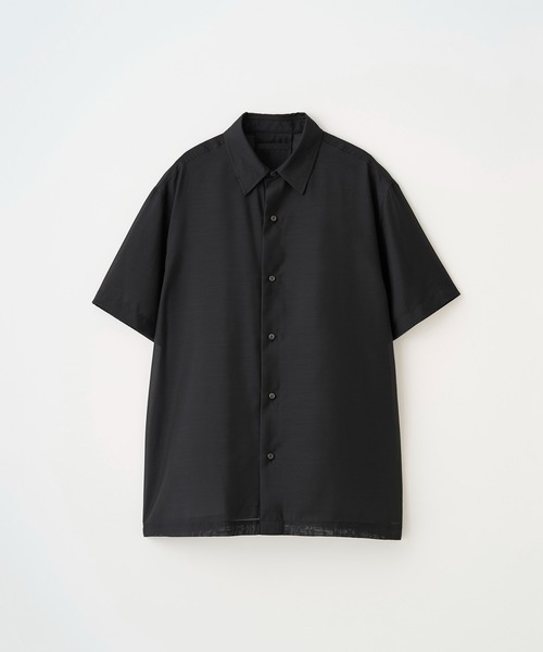Juha(ユハ)の「SHEER LIGHT S/S SHIRT(シャツ/ブラウス・メンズ・ブラック/サックスブルー/ホワイト・3/4)」の17枚目の写真