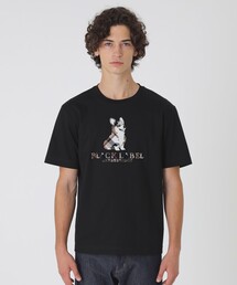黒 半袖Tシャツ ブルーレーベル　【新品タグ付き】 blue.black Tシャツ ブルーブラック BOX LOGO PRINT S/S T-SHIRT