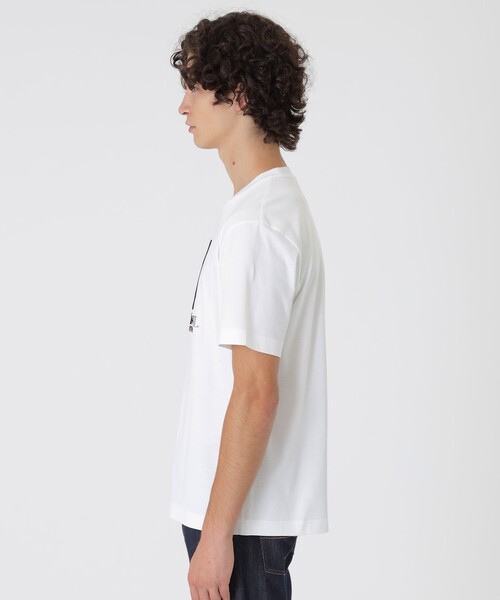 BLACK LABEL CRESTBRIDGE（ブラックレーベル・クレストブリッジ）の「ハブラシコーギーTシャツ（Tシャツ/カットソー・メンズ・ブラック/オフホワイト・M/L/XL/S）」の4枚目の写真