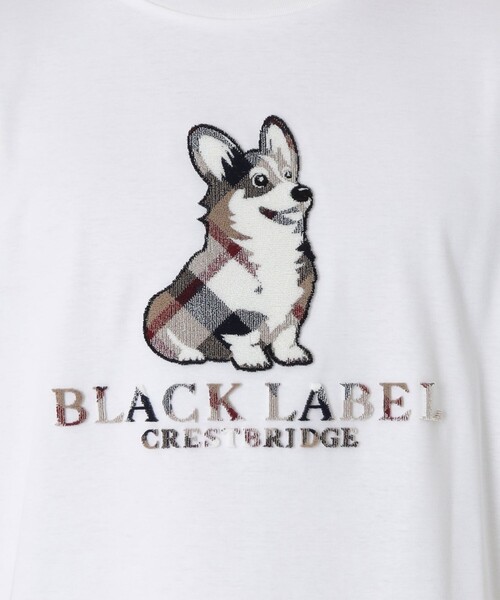 BLACK LABEL CRESTBRIDGE（ブラックレーベル・クレストブリッジ）の「ハブラシコーギーTシャツ（Tシャツ/カットソー・メンズ・ブラック/オフホワイト・M/L/XL/S）」の6枚目の写真