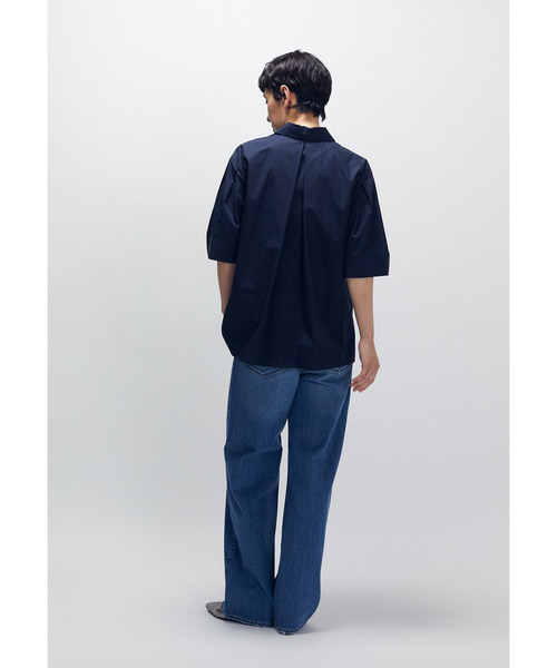 1er Arrondissement(プルミエアロンディスモン)の「フォルムスリーブシャツ(シャツ/ブラウス・レディース・オフホワイト/ブルー系その他3/グレー×サックスブルー・38/36)」の8枚目の写真