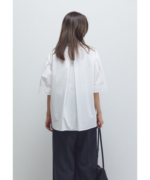 1er Arrondissement(プルミエアロンディスモン)の「フォルムスリーブシャツ(シャツ/ブラウス・レディース・オフホワイト/ブルー系その他3/グレー×サックスブルー・38/36)」の14枚目の写真