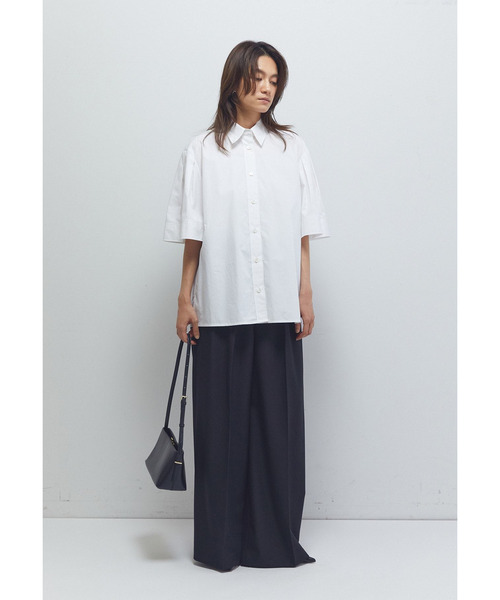 1er Arrondissement(プルミエアロンディスモン)の「フォルムスリーブシャツ(シャツ/ブラウス・レディース・オフホワイト/ブルー系その他3/グレー×サックスブルー・38/36)」の15枚目の写真