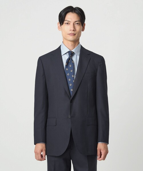GUABELLO 組織無地 2B MF スーツジャケット（スーツジャケット