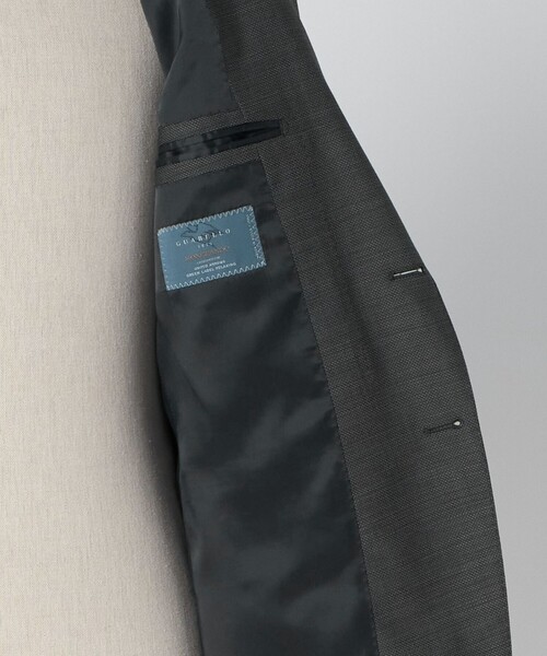 green label relaxing(グリーンレーベルリラクシング)の「GUABELLO 組織無地 2B MF スーツジャケット(スーツジャケット・メンズ・グレー系/ネイビー・44/50/46/52/42/48)」の16枚目の写真