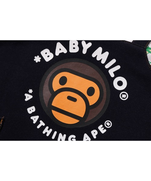 A・BATHING APE APE BABYMILO エイプ マイロ ロンパース MILO FACE ROMPERS（ロンパース）｜A BATHING APE（アベイシング