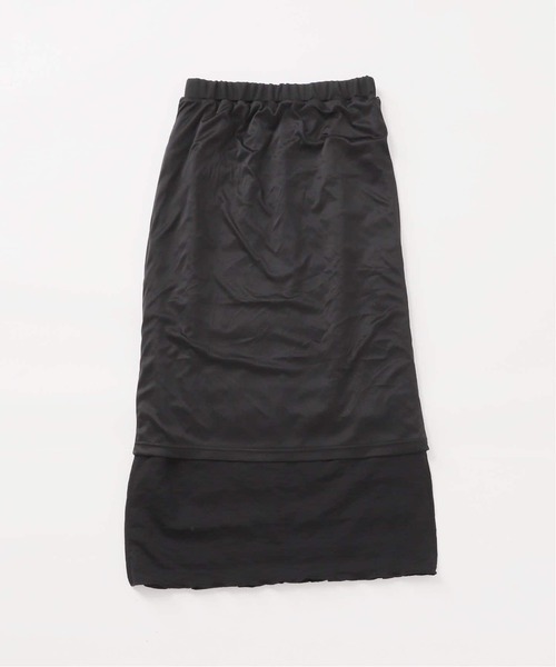 【新品未使用】SLOBE IENA フリルカットソータイトスカート　白 追加》フリルカットソータイトスカート（その他スカート