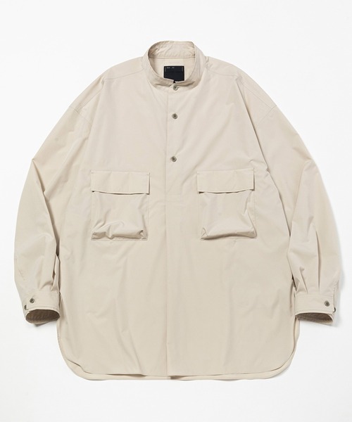 meanswhile（ミーンズワイル）の「Feather Smooth Officer's SH（シャツ/ブラウス・メンズ・ベージュ系その他・2(M)）」の1枚目の写真