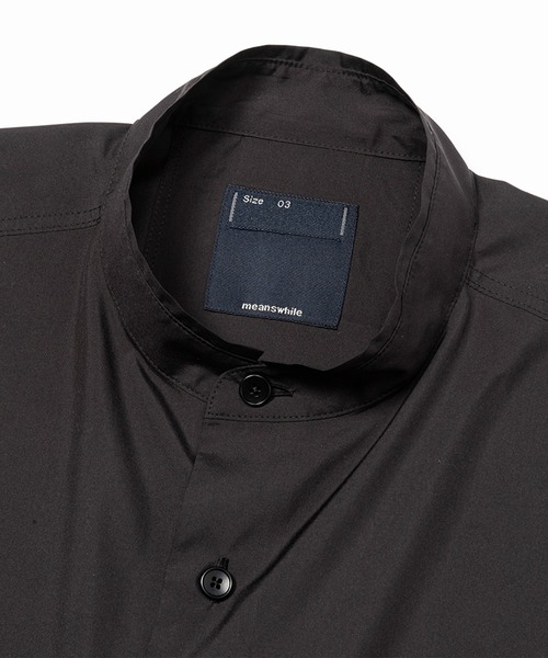 meanswhile（ミーンズワイル）の「Feather Smooth Officer's SH（シャツ/ブラウス・メンズ・ベージュ系その他・2(M)）」の3枚目の写真