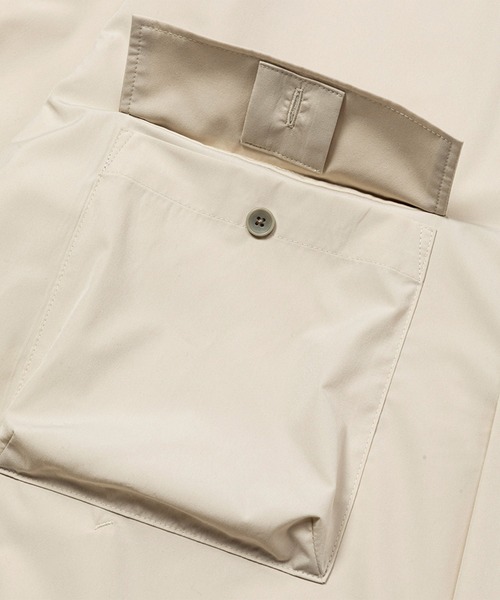meanswhile（ミーンズワイル）の「Feather Smooth Officer's SH（シャツ/ブラウス・メンズ・ベージュ系その他・2(M)）」の10枚目の写真